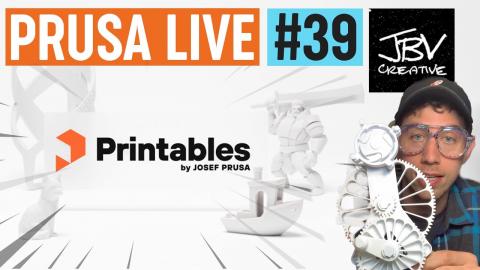Talking about Printables.com and an interview with @JBV Creative! - PRUSA LIVE #39