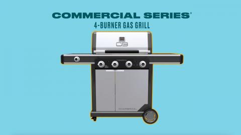 4-Burner Commercial Series Gas Grill - Key Features | Charbroil®