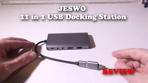 JESWO 11 in 1 USB Docking Station REVIEW