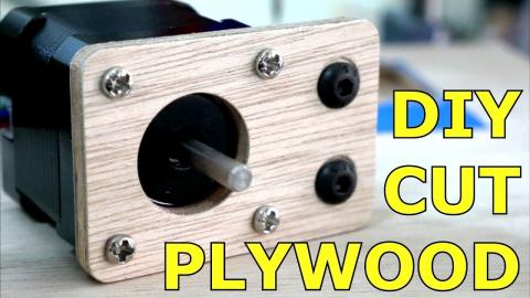 Cut Plywood with a 3D Printer