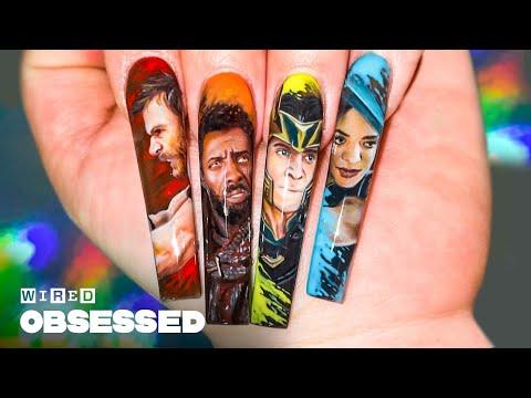 How This Woman Paints Hyperrealistic Nail Art | Obsessed | WIRED