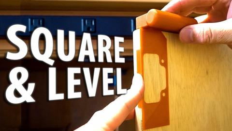 3D Printing Square & Level Drawer Pulls and Cabinet Handles using Jigs and Screw Templates