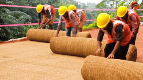 This Method is Incredible – Building Roads with Coconut | Amazing Road Inventions