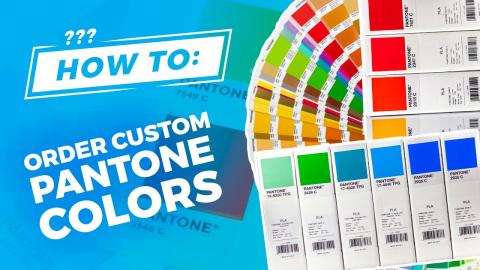 How To Order Custom Filament Colors with FiberForce Pantone® Certified PLA