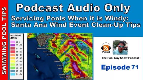 Cleaning a Pool After a Wind Event: Santa Ana Winds Tips