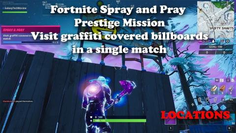 Spray and Pray - Prestige Mission - Visit graffiti covered billboards in the same match LOCATIONS