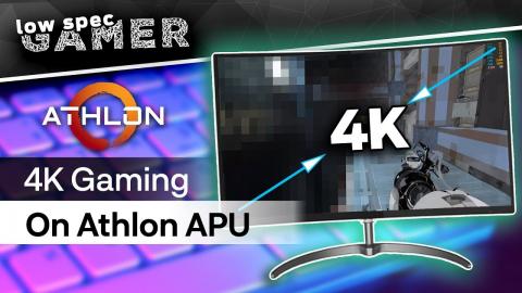 4K Gaming on integrated Athlon GPU! (AMD 200GE) | Fallout, Team Fortress 2, Half-Life, Portal 2