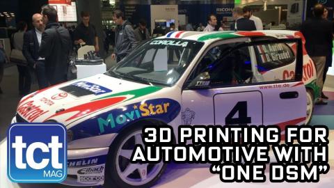 DSM and Toyota Motorsport on 3D Printing collaboration