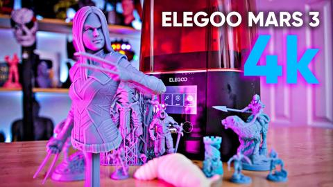 Elegoo Mars 3 - 4k Resin 3D Printer - my initial look