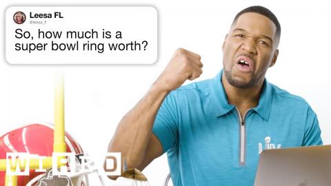 Michael Strahan Answers Super Bowl Questions From Twitter | Tech Support | WIRED