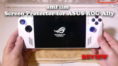 amFilm 3 Pack Screen Protector for ASUS ROG Ally REVIEW