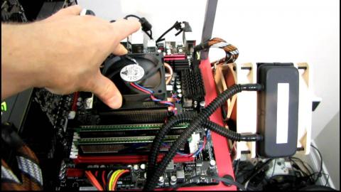 Intel vs AMD Gaming CPU Showdown 2500K vs 1100T with Quad SLI Linus Tech Tips