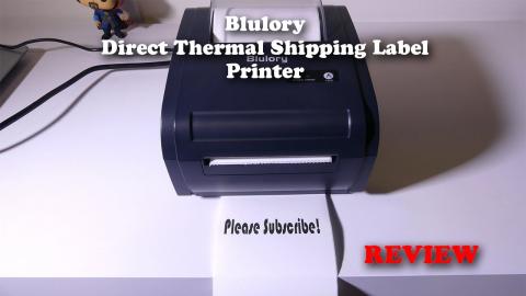 Blulory Direct Thermal Shipping Label Printer - REVIEW