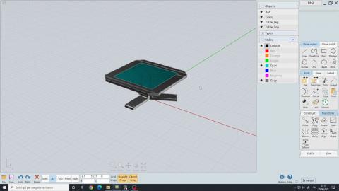 MoI3D V4 for Beginners #7 | SciFi Table Modeling Practice