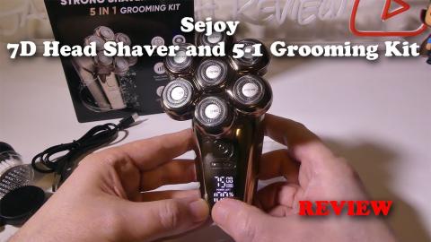 Sejoy 7D Head Shaver and 5 in 1 Grooming Kit REVIEW