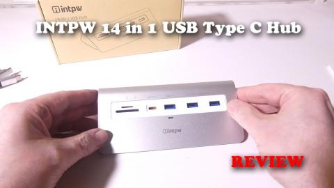 INTPW 14 in 1 USB Type C Hub REVIEW - Works great with the ROG Ally!