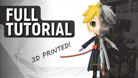How to 3D Print PMD / PMX Models from MikuMikuDance! Tutorial