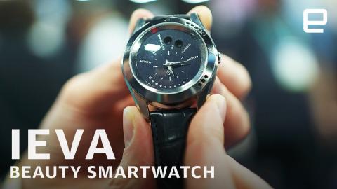 Ieva beauty smartwatch hands-on at CES 2020