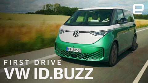Volkswagen’s ID.Buzz electric van first drive: It combines nostalgia and technology