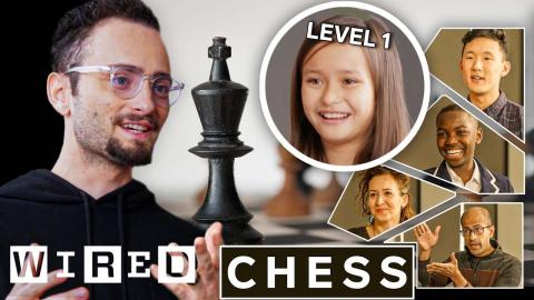 Chess Pro Explains Chess in 5 Levels of Difficulty (ft. GothamChess) | WIRED