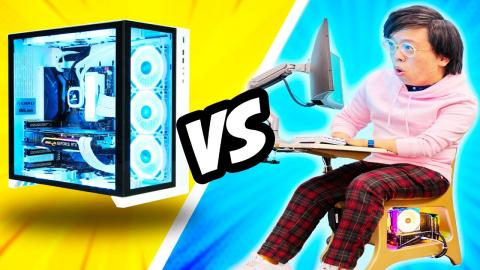 BROKE vs PRO Invisible Gaming PC