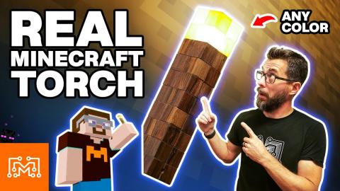 Real Life Minecraft Torch | I Like To Make Stuff