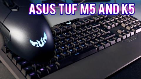 Asus TUF RGB GAMING M5 Mouse and K5 Keyboard Review