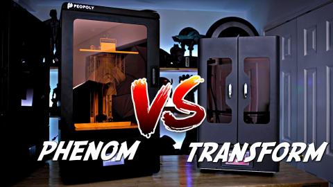 Phrozen Transform vs Peopoly Phenom - HUGE Resin 3D Printer Showdown!