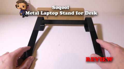 Soqool Metal Laptop Stand for Desk REVIEW