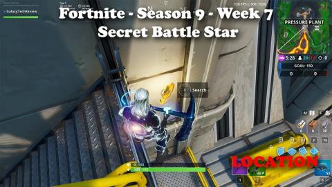 Fortnite - Season 9 Week 7 Secret Battle Star (find the secret battle star in loading screen #7)