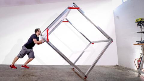 BUILDING A GIANT 3D PRINTER  (from scratch) PT1. THE FRAME