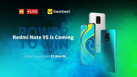 Redmi Note 9S Online Global Launch Live Event! Get free Newest Redmi Note & Coupons at Gearbest!