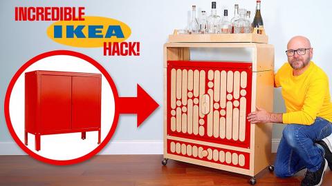 I Built a Drink Cart From an Ikea Cabinet