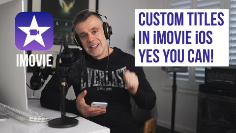 How to create custom font styles and position your titles - iMovie for iOS hack