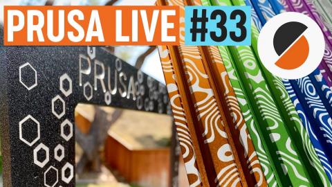 Custom frames with Sacr3d Etching, Contest Winners, PrusaSlicer alpha2 and more! - PRUSA LIVE #33