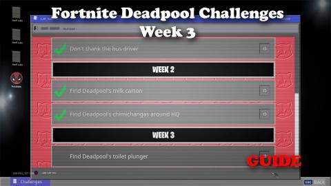 Fortnite - Deadpool Week 3 Challenge GUIDE
