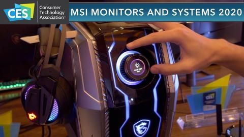 CES 2020: MSI Monitors and Systems for 2020 !
