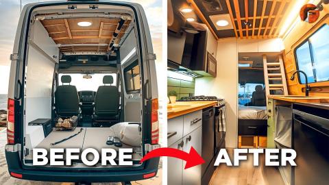 13 Month Van Conversion into Amazing Mobile Home | Start to Finish Build by @DennisKoburger