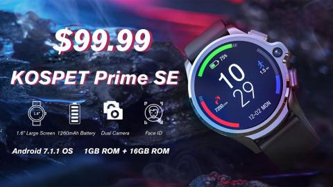 Upcoming KILLER Smartwatch? - Kospet Prime SE 4G Smartwatch Phone with 1260mAh|Dual Cameras|Face ID