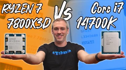 AMD Ryzen 7 7800X3D Vs Intel Core i7 14700K [42 Game Benchmark | 1080p, 1440p & 4K]