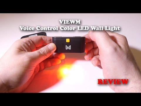 VIEWM Voice Control Color LED Wall Light REVIEW