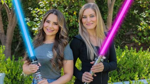 Lightsaber Battle with Rosanna!