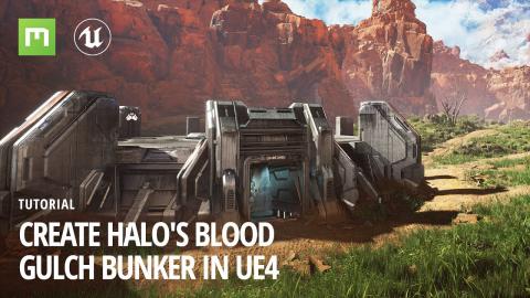 Create Halo's Blood Gulch Bunker in UE4