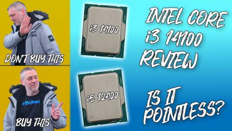 Intel Core i3 14100 Review  [Synthetics & 16 Game Benchmark | 1080p]