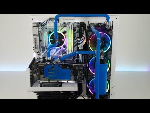 Project BLUE Snow Custom Watercooled PC Update