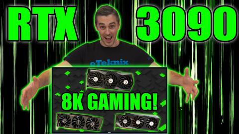 The ULTIMATE RTX 3090 Review! [3 Cards TESTED/1080p/1440p/4K/8K & Workload Tests!]