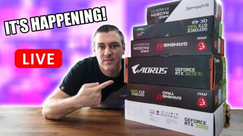 There Is FINALLY Stock of GPUs!!!!  [eTeknix Live Show 13th August 2021]