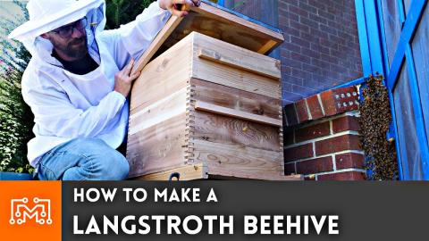 How to make a Langstroth Beehive // Woodworking