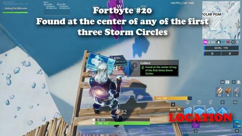 Fortnite Fortbyte #20 - Found at the center of any of the first three Storm Circles - EASIEST WAY