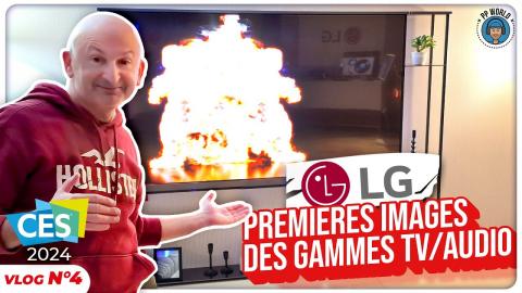 VLOG CES 2024 LG : Premier OLED TV 4K Transparent Sans Fil et Gamme 2024